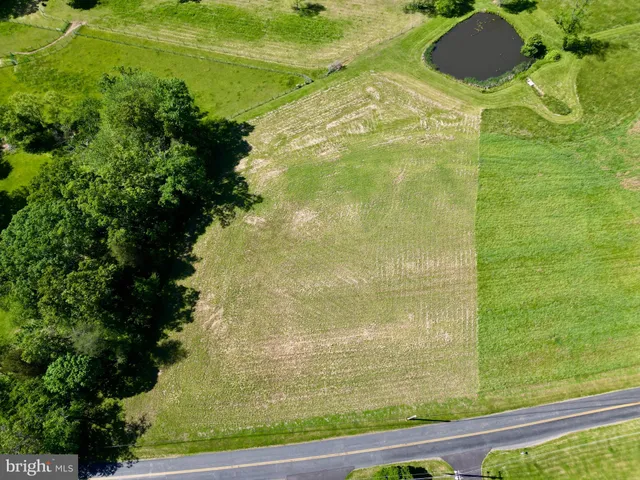 a view of a swimming pool with a yard