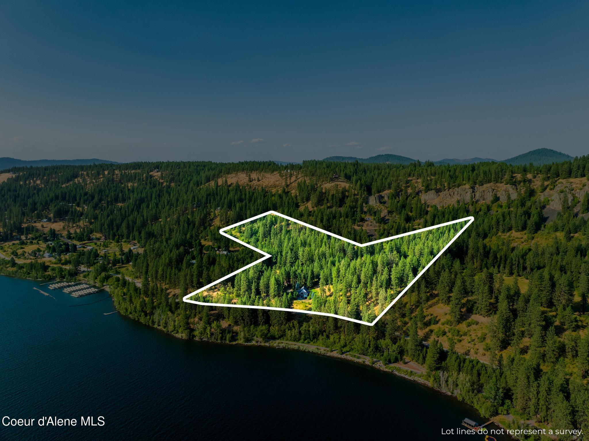 4459 East O'Gara Road Harrison, ID 83833 - Photo 6 of 47 Property Outline