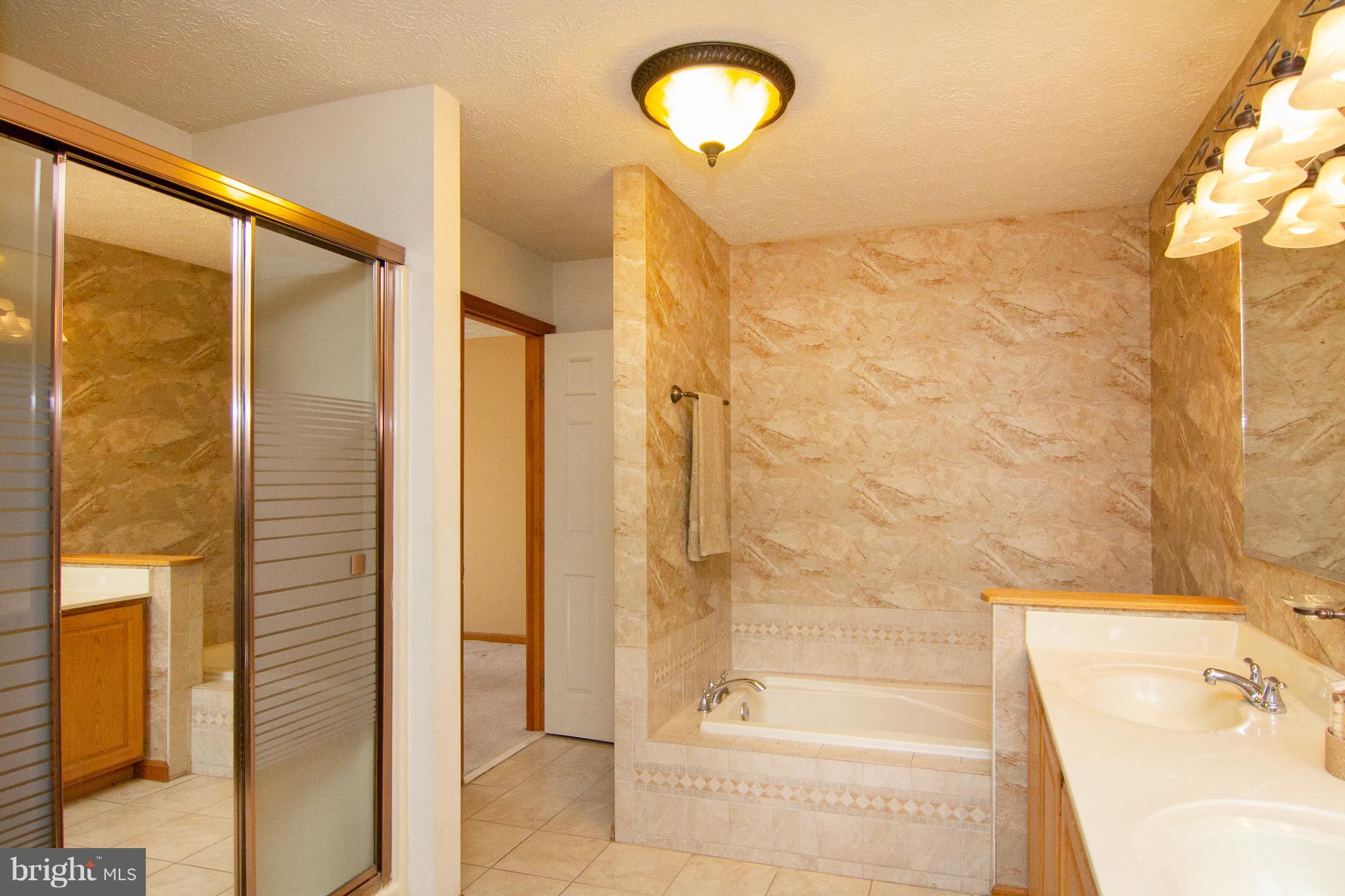 3811 Old Hanover Road Westminster, MD 21158 - Photo 13 of 34 Master full bath with shower & tub