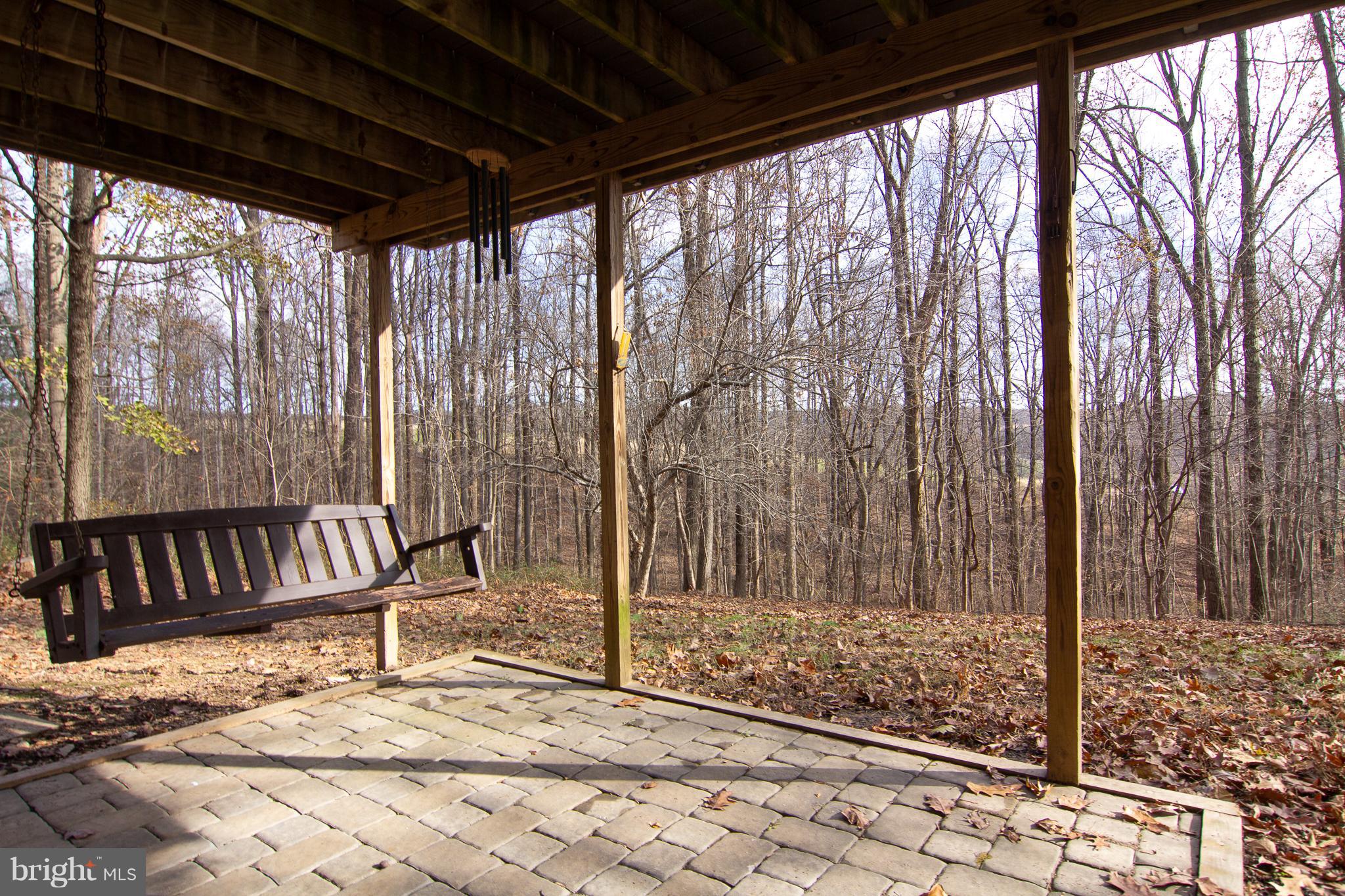 3811 Old Hanover Road Westminster, MD 21158 - Photo 31 of 34 Rear Patio with SWING to enjoy the love of nature