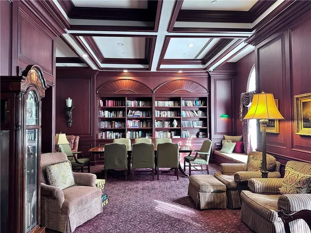 a outdoor living space with furniture and a fireplace