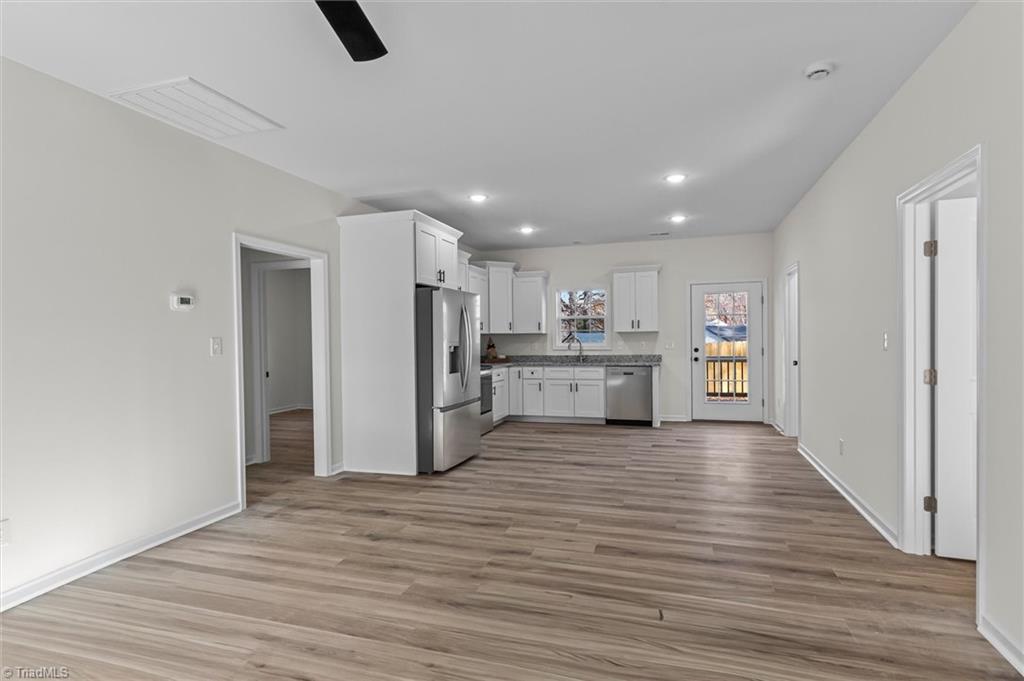 402 North Ward Avenue High Point, NC 27262 - Photo 9 of 28 From front door looking toward back door (deck outside).