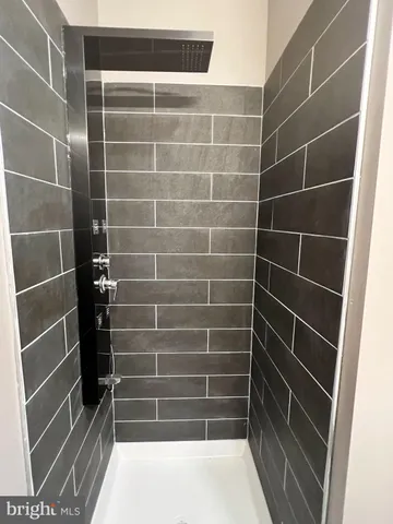 a view of a glass door