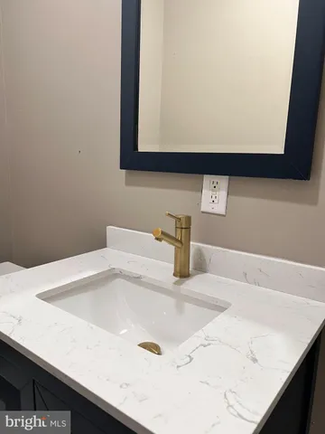 a close view of sink