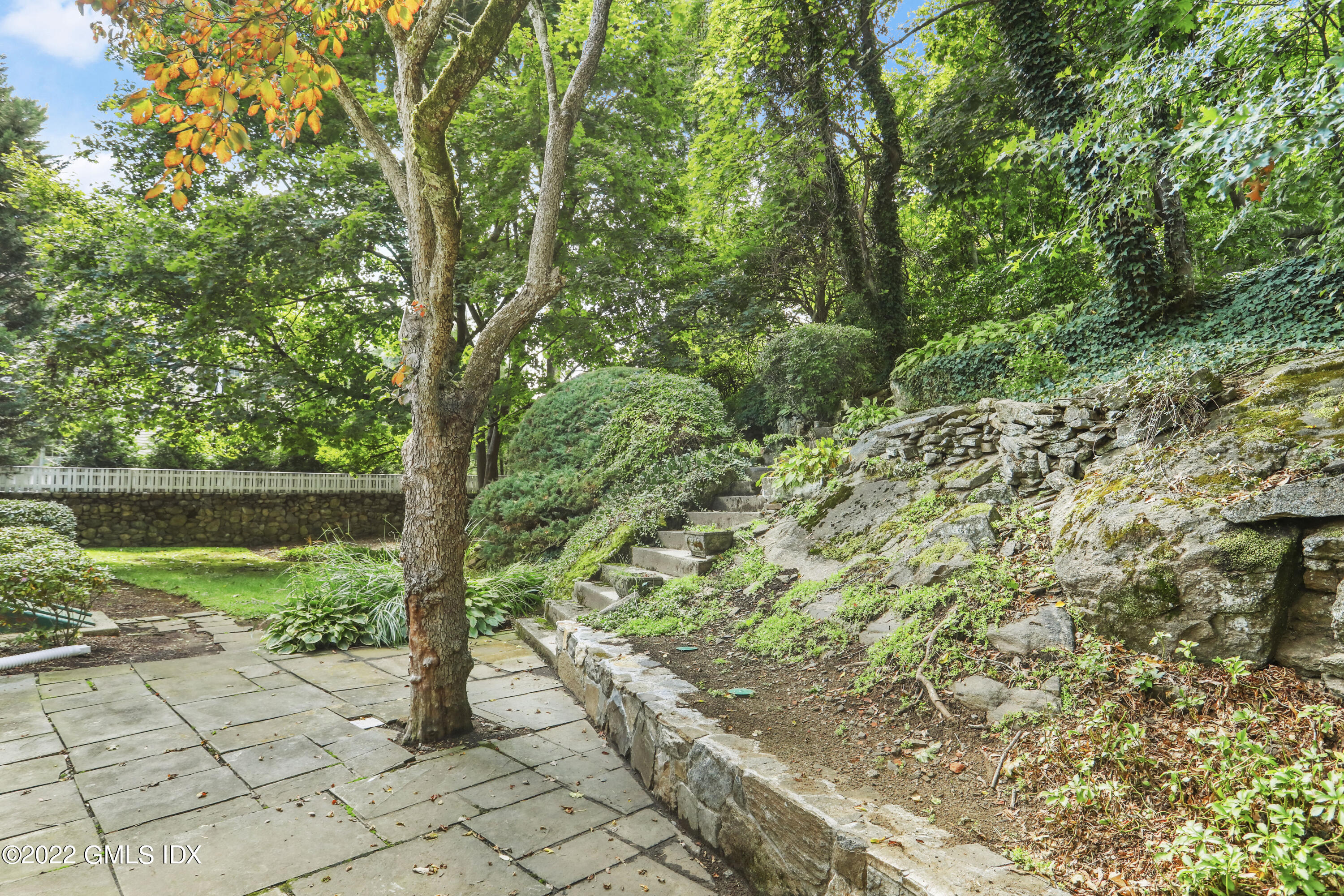 5 Skylark Road Greenwich, CT 06830 - Photo 17 of 21 a view of a yard with plants and large trees