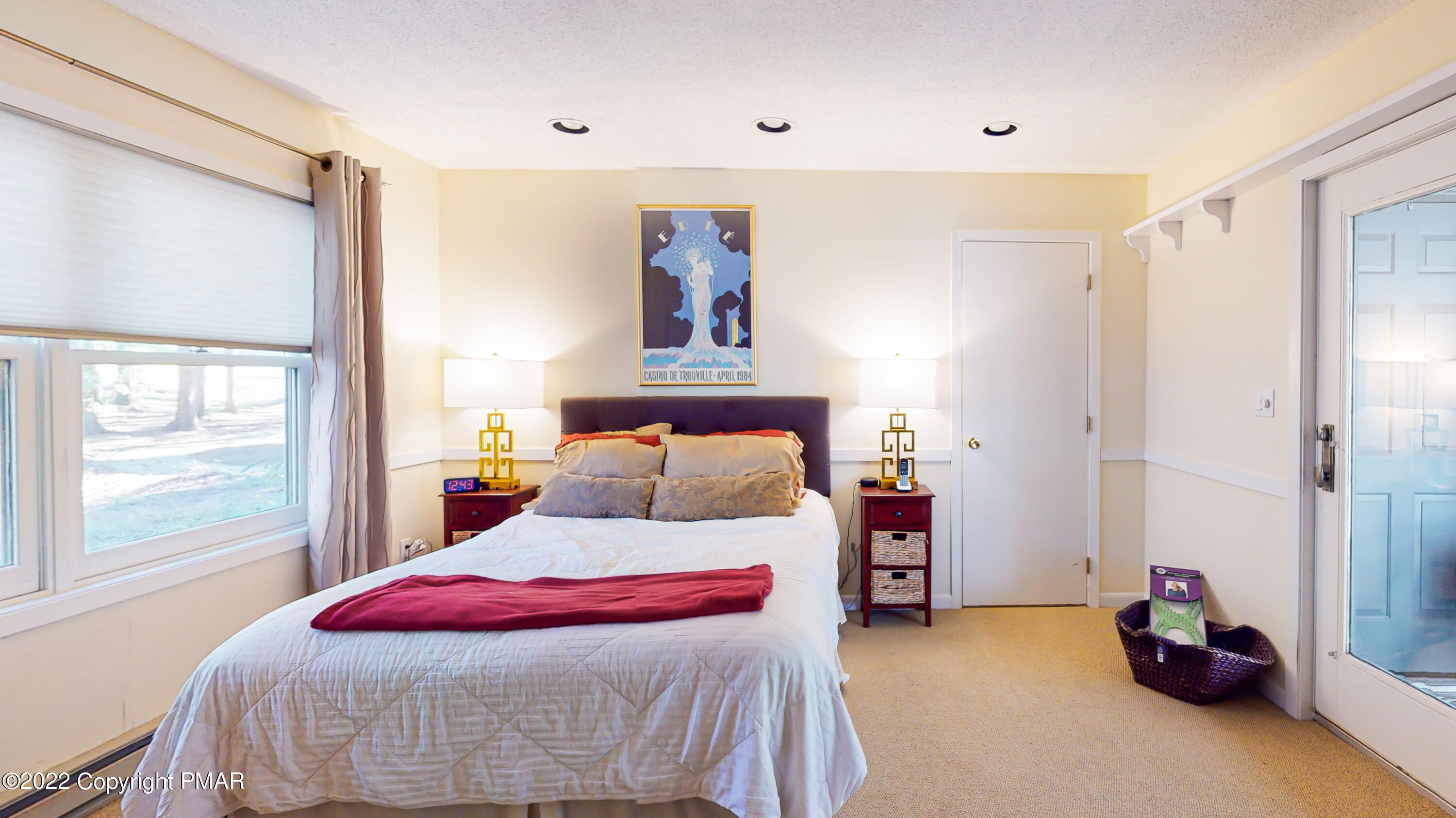 2169 Oak Hill Drive Canadensis, PA 18325 - Photo 11 of 40 a bedroom with a bed and a window