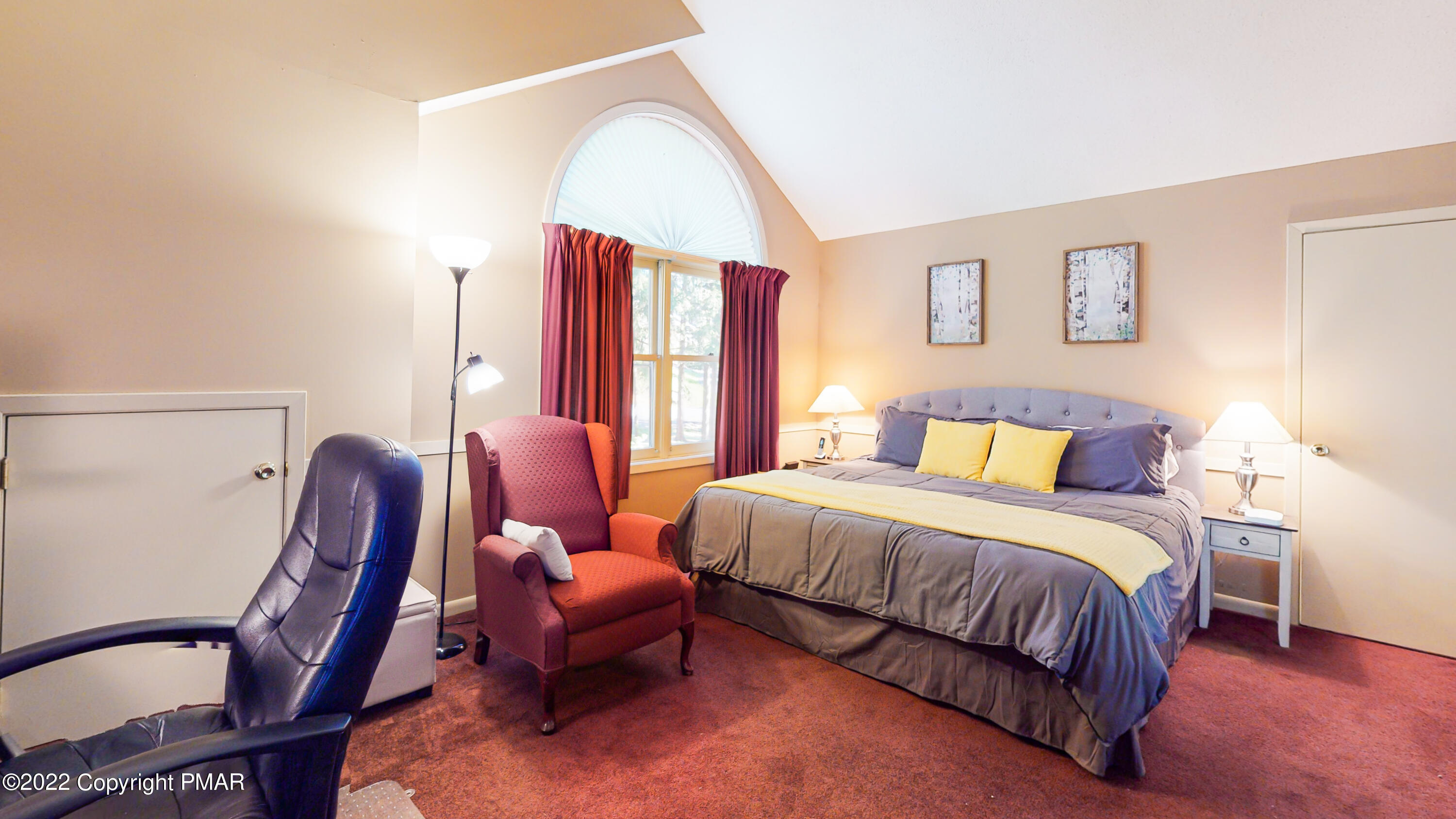 2169 Oak Hill Drive Canadensis, PA 18325 - Photo 18 of 40 a bedroom with bed and a large window