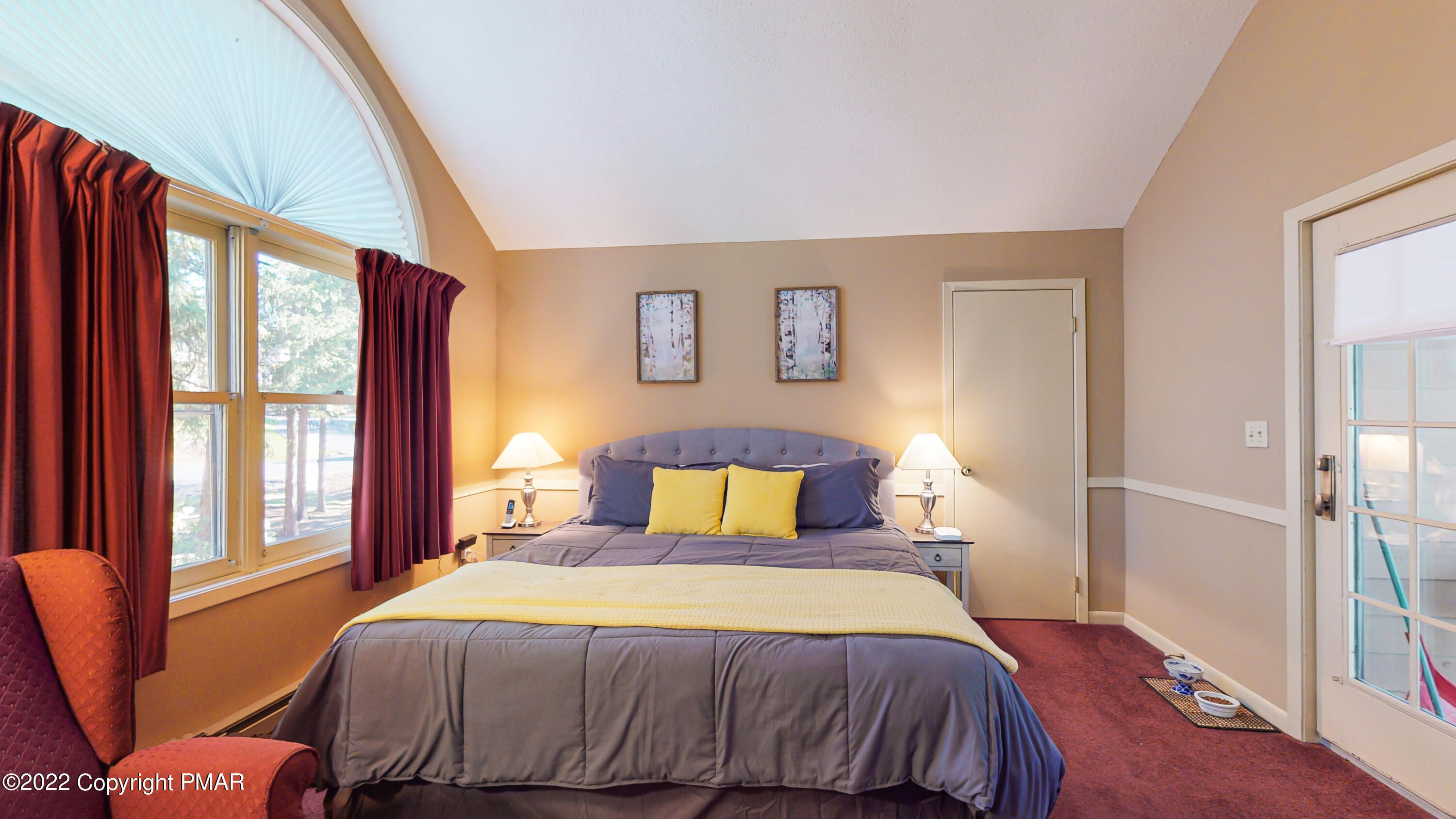 2169 Oak Hill Drive Canadensis, PA 18325 - Photo 19 of 40 a bedroom with a bed and wooden floor