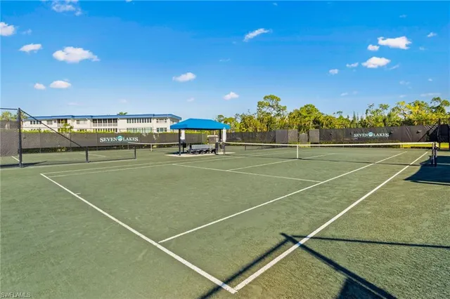 a view of a tennis court