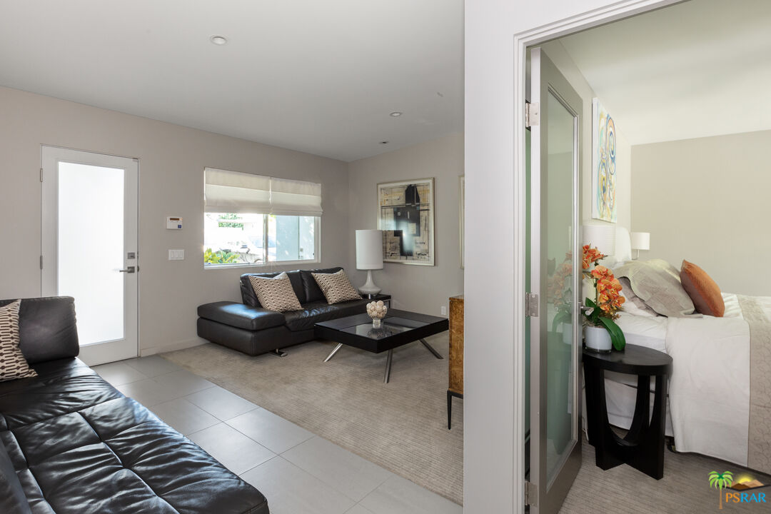 646 East Morongo Road Palm Springs, CA 92264 - Photo 34 of 45 a living room with furniture and a window