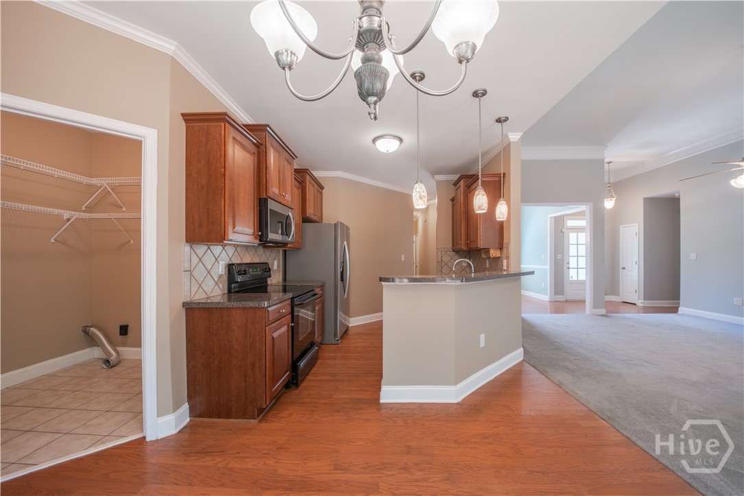 217 Hidden Spring Way Athens, GA 30605 - Photo 9 of 55 Kitchen and Laundry Room from Breakfast Nook