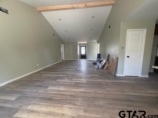 623 North Weldon Street Frankston, TX 75763 - Photo 4 of 29 a view of a hallway with wooden floor