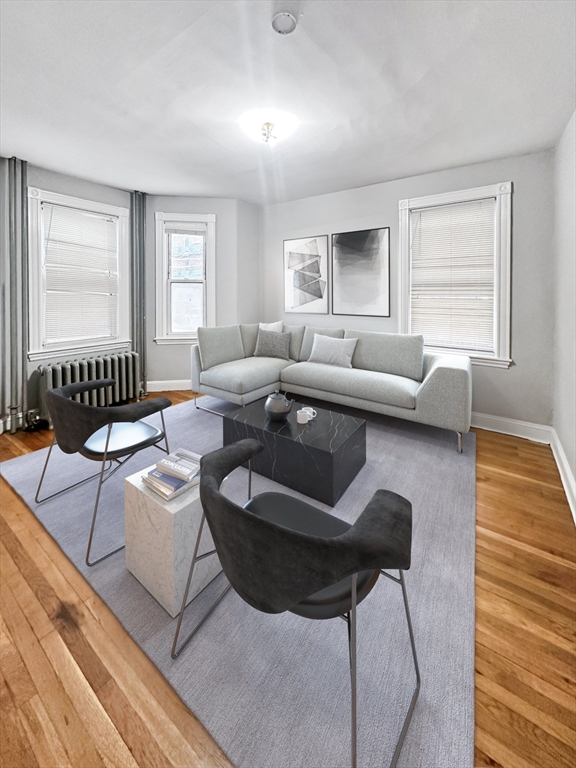 15-17 Pond Street, Unit 173 Boston, MA 02130 - Photo 2 of 9 a living room with furniture and a couch