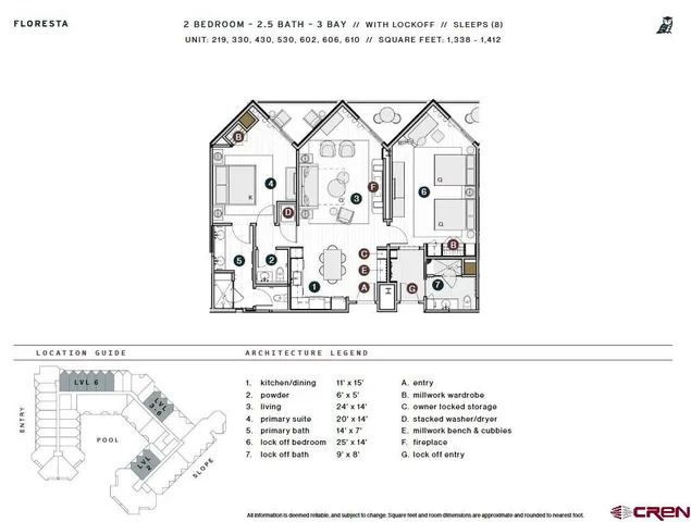 $2,614,000 | 500 Gothic Road, Unit 330, Crested Butte, CO 81225