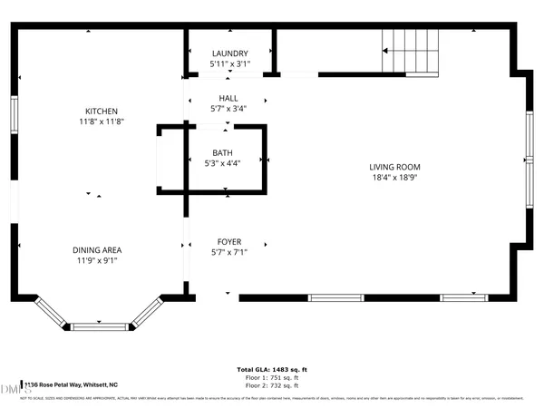 $239,000 | 1136 Rose Petal Way, Whitsett, NC 27377