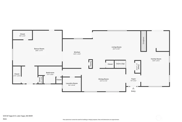 $799,500 | 5318 West Tapps Drive East, Lake Tapps, WA 98391