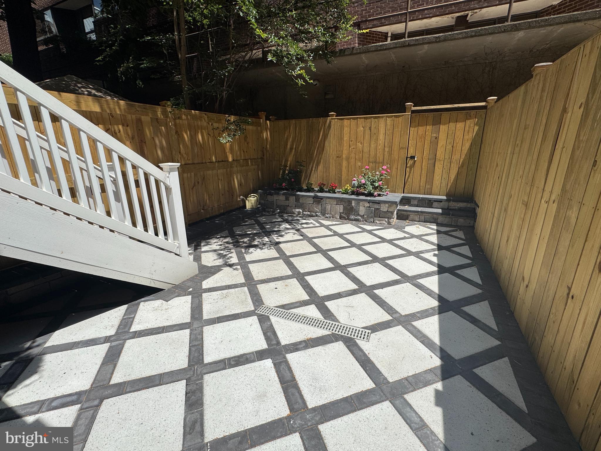 1025 30th Street Northwest Washington, DC 20007 - Photo 35 of 35 Newly done patio!
