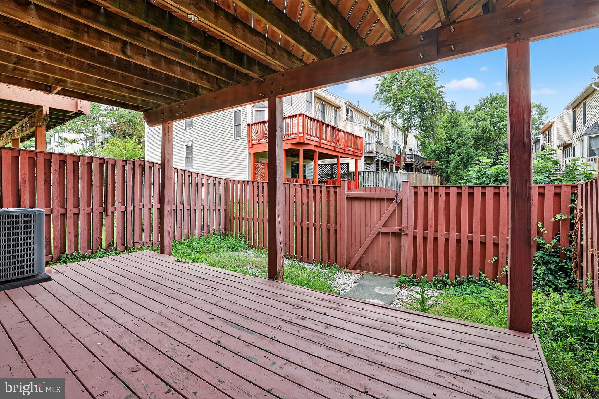6319 Powder Flask Court Centreville, VA 20121 - Photo 29 of 31 a view of a backyard with wooden fence
