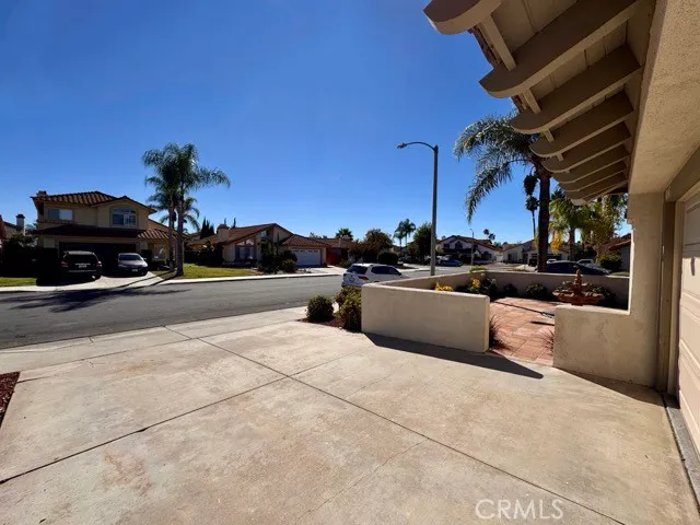 a view of a terrace with a couch