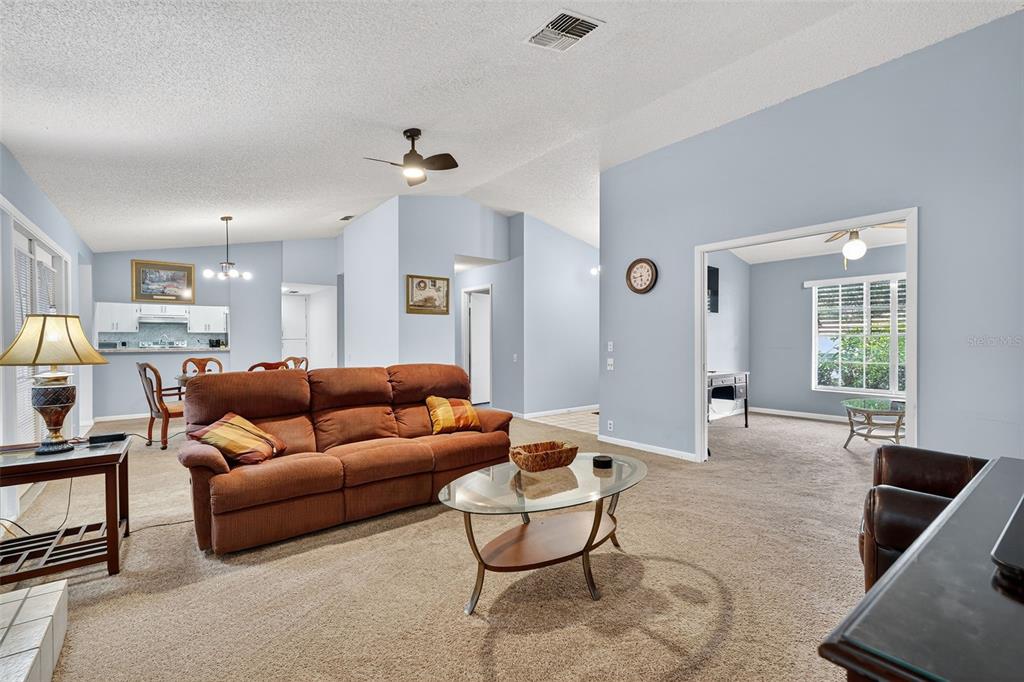 3602 Player Drive New Port Richey, FL 34655 - Photo 19 of 42 a living room with furniture and a flat screen tv