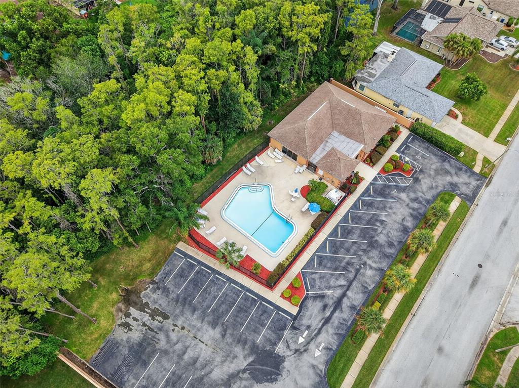 3602 Player Drive New Port Richey, FL 34655 - Photo 41 of 42 an aerial view of a house with a yard