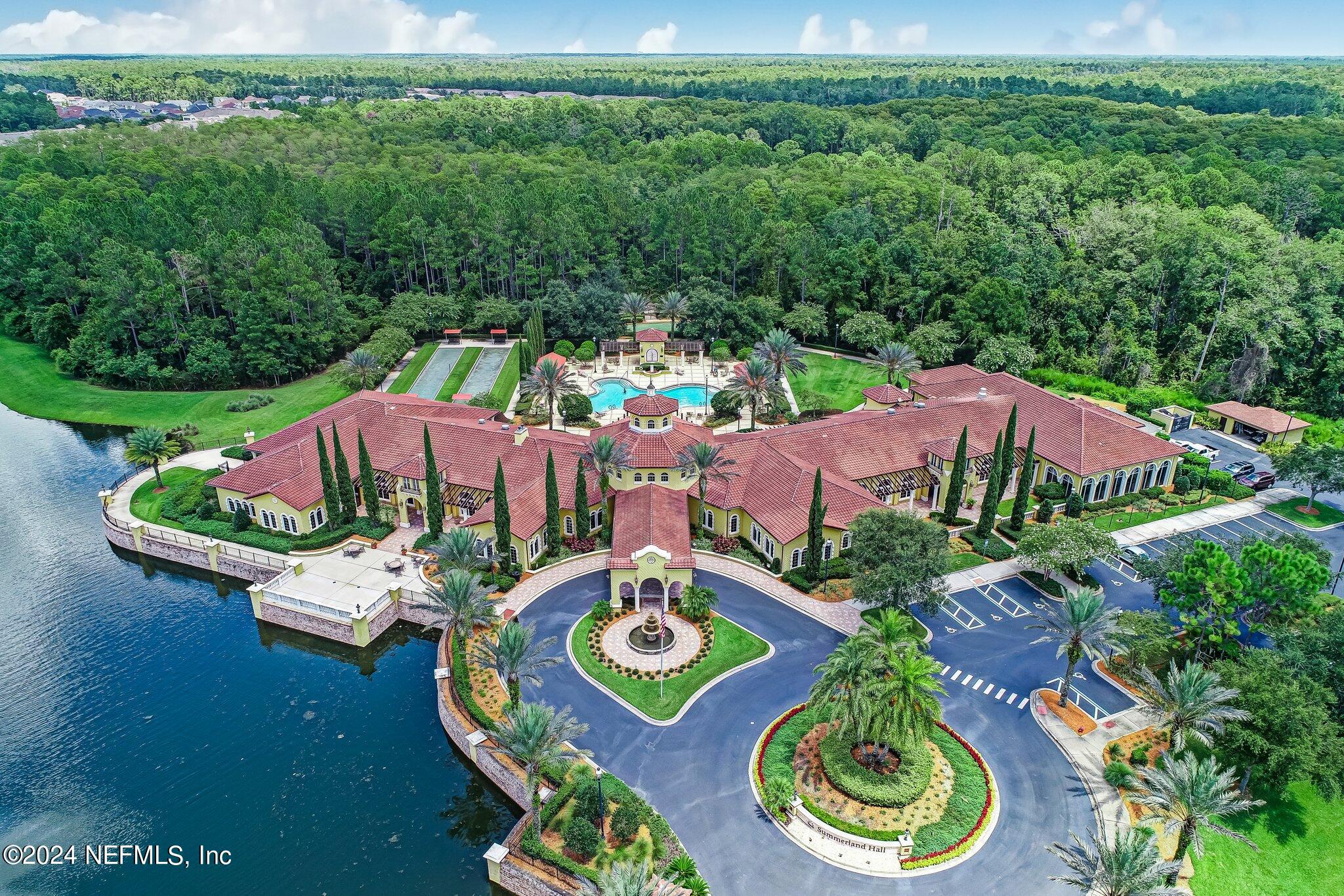 11230 Water Spring Circle Jacksonville, FL 32256 - Photo 59 of 91 a aerial view of a house with garden space and lake view