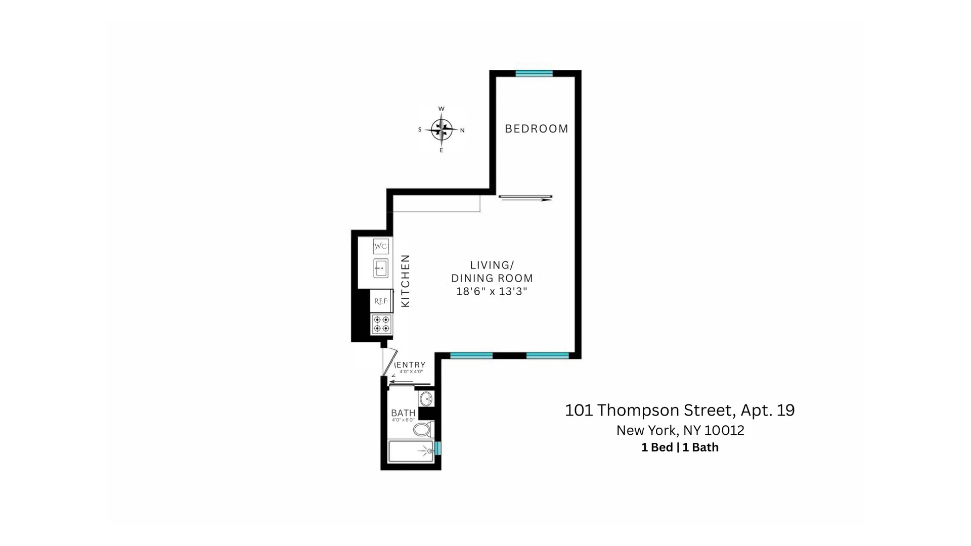 101 Thompson Street, Unit 19 Manhattan, NY 10012 - Photo 6 of 6