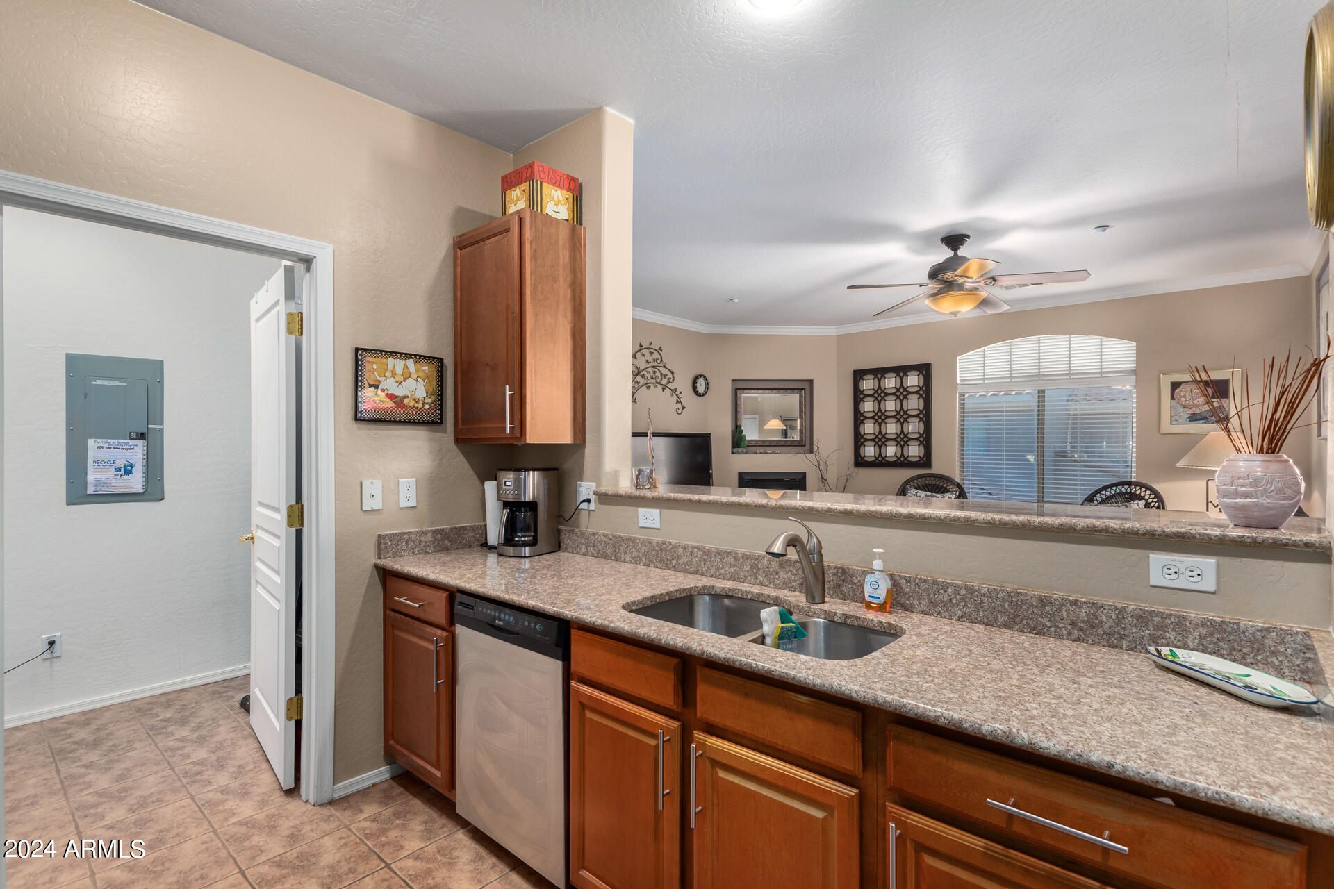 955 East Knox Road, Unit 244 Chandler, AZ 85225 - Photo 13 of 47 a bathroom with double vanity and a mirror