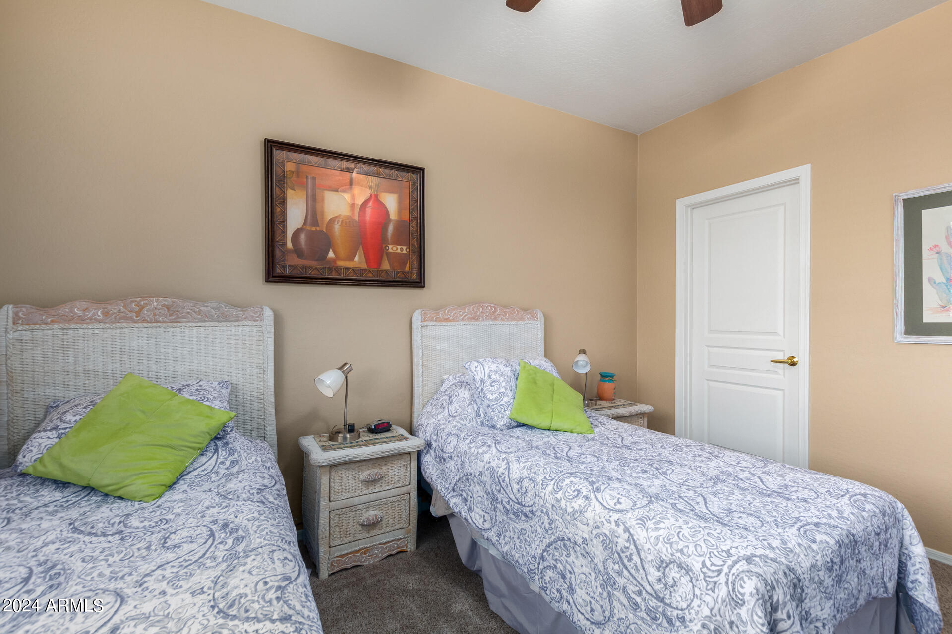 955 East Knox Road, Unit 244 Chandler, AZ 85225 - Photo 25 of 47 a bedroom with a bed and a mirror