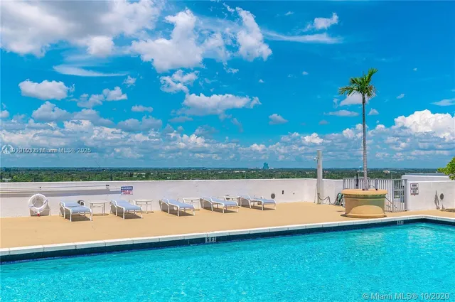 a view of a lake with outdoor space