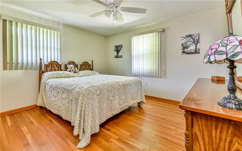 425 Thompson Run Road Pittsburgh, PA 15237 - Photo 11 of 24 Master with hardwood and ceiling fan with light.