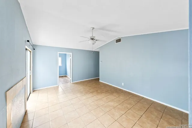 a view of an empty room