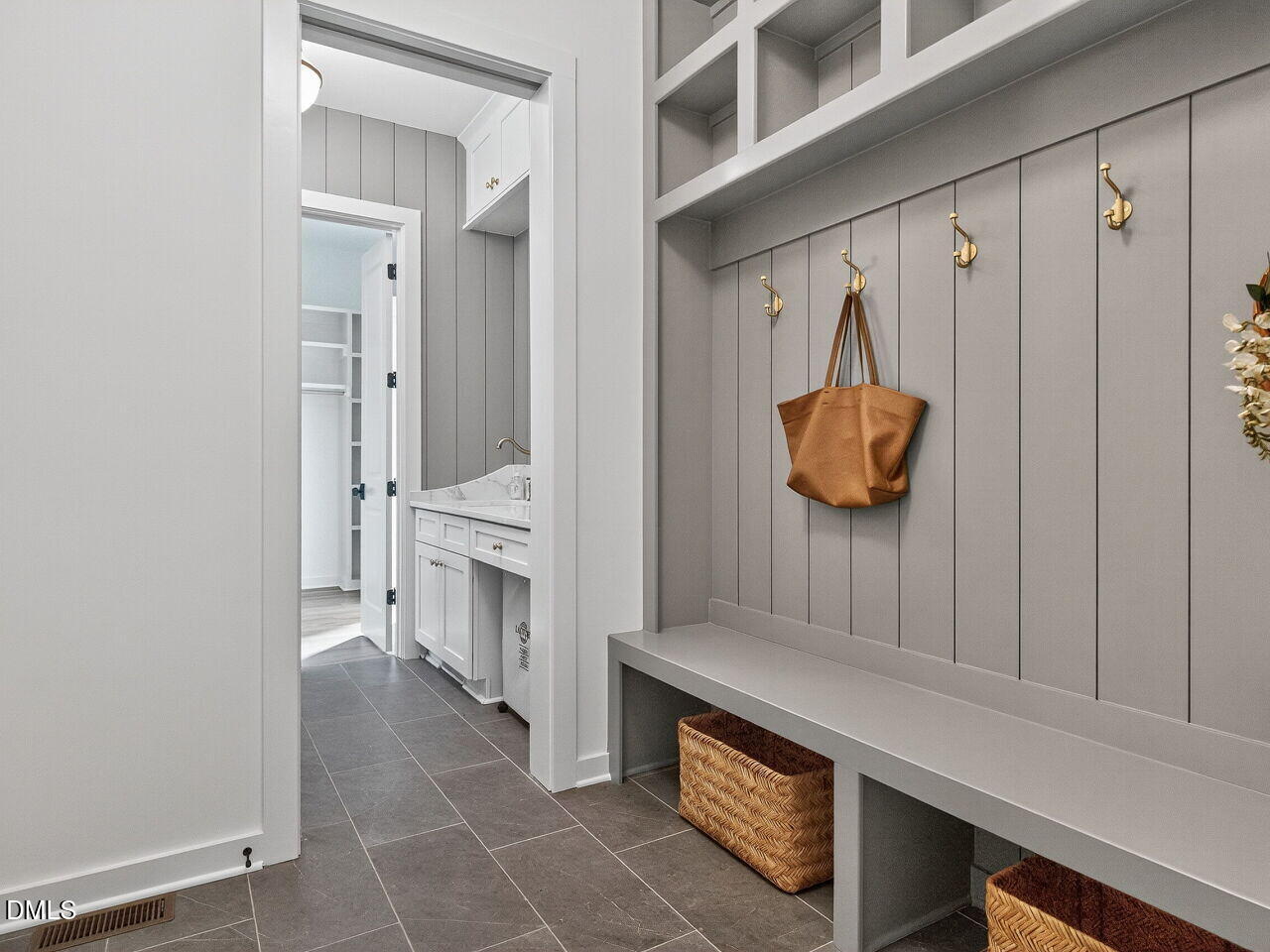 208 East Whitaker Mill Road Raleigh, NC 27608 - Photo 28 of 52 a view of hallway with washer and dryer