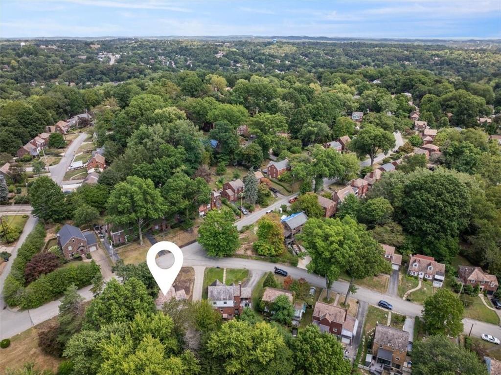 2318 Collins Road Pittsburgh, PA 15235 - Photo 30 of 36 an aerial view of a house with a yard