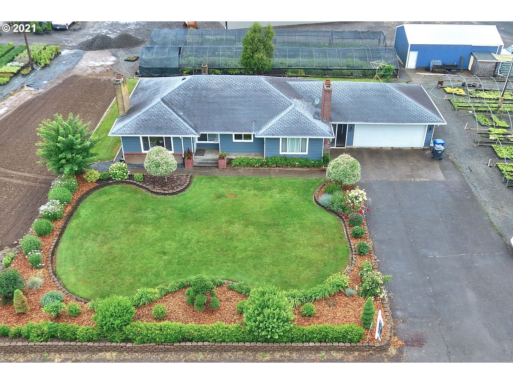 21451 River Road Northeast St. Paul, OR 97137 - Photo 26 of 32 an aerial view of a house