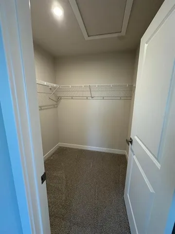 a bathroom with a bathtub and a toilet