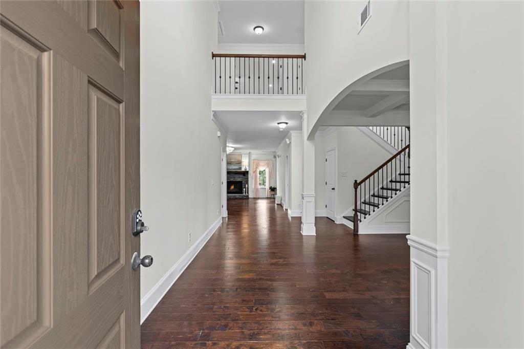 3915 Estates Path Cumming, GA 30040 - Photo 6 of 50 a view of an entryway with wooden floor