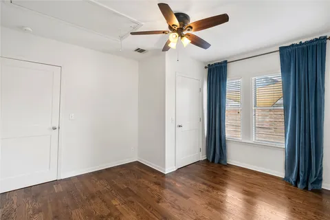 a view of a livingroom with a window