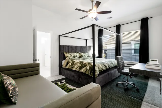 a view of workspace with a window