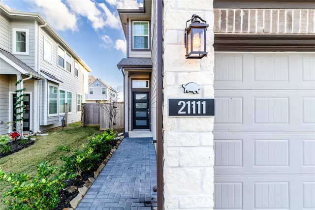 a view of a car parked on the side of the road