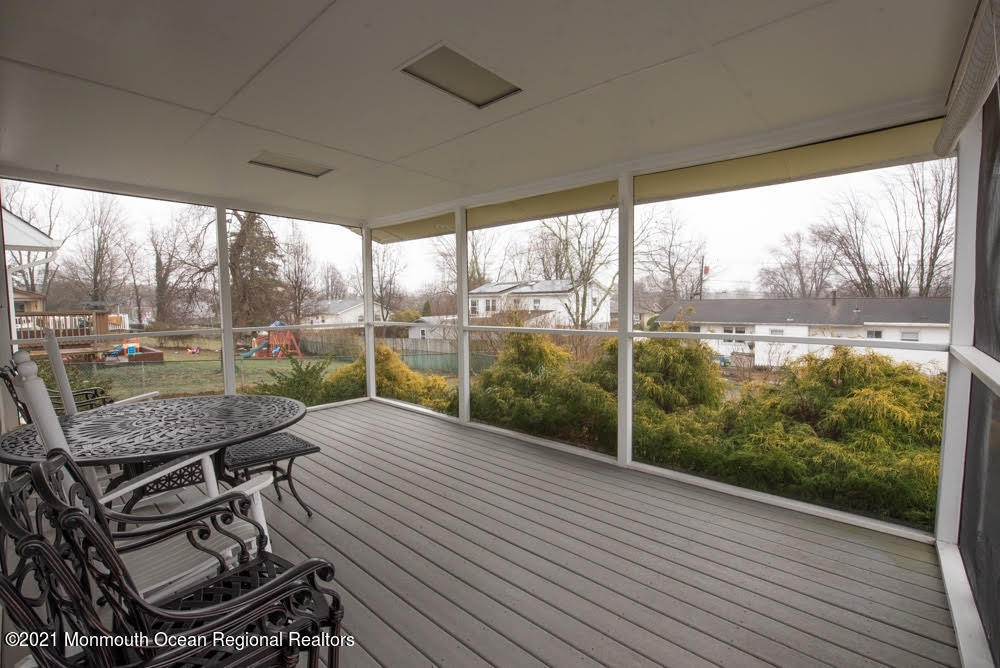 973 Hyson Road Jackson, NJ 08527 - Photo 31 of 38 Screened in Porch towards backyard