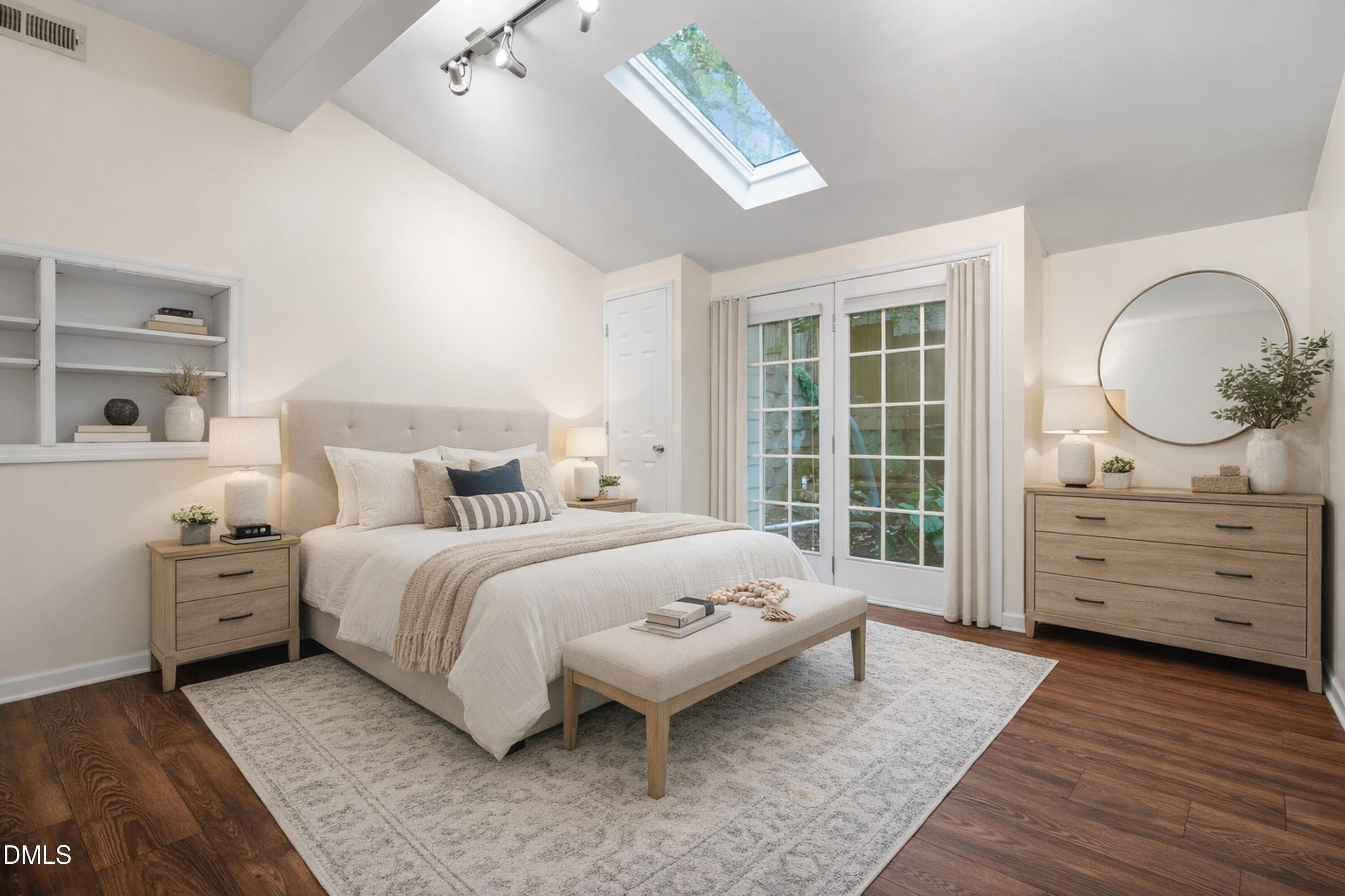 406 East Markham Avenue Durham, NC 27701 - Photo 42 of 66 AI Generated/Staged Lower Bedroom