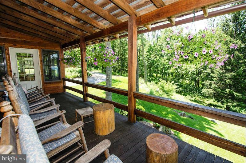 32580 Mt Weather Road Bluemont, VA 20135 - Photo 14 of 29 a view of a patio with wooden floor