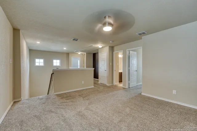 a view of an empty room