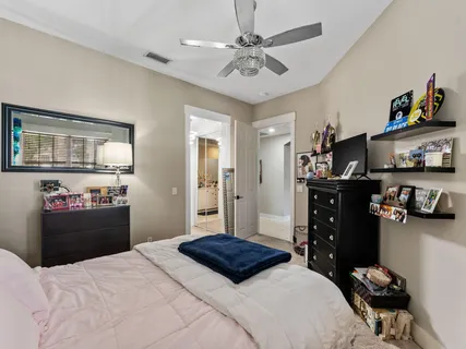 a view of backyard with outdoor seating and green space