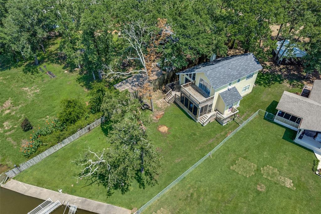 162 Aztec Drive Mabank, TX 75156 - Photo 28 of 30 an aerial view of a house with garden space and street view