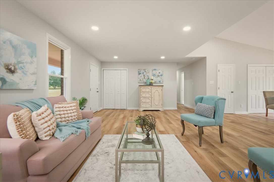 1290 Grapevine Road Sandston, VA 23150 - Photo 9 of 50 Living room featuring recessed lighting and light