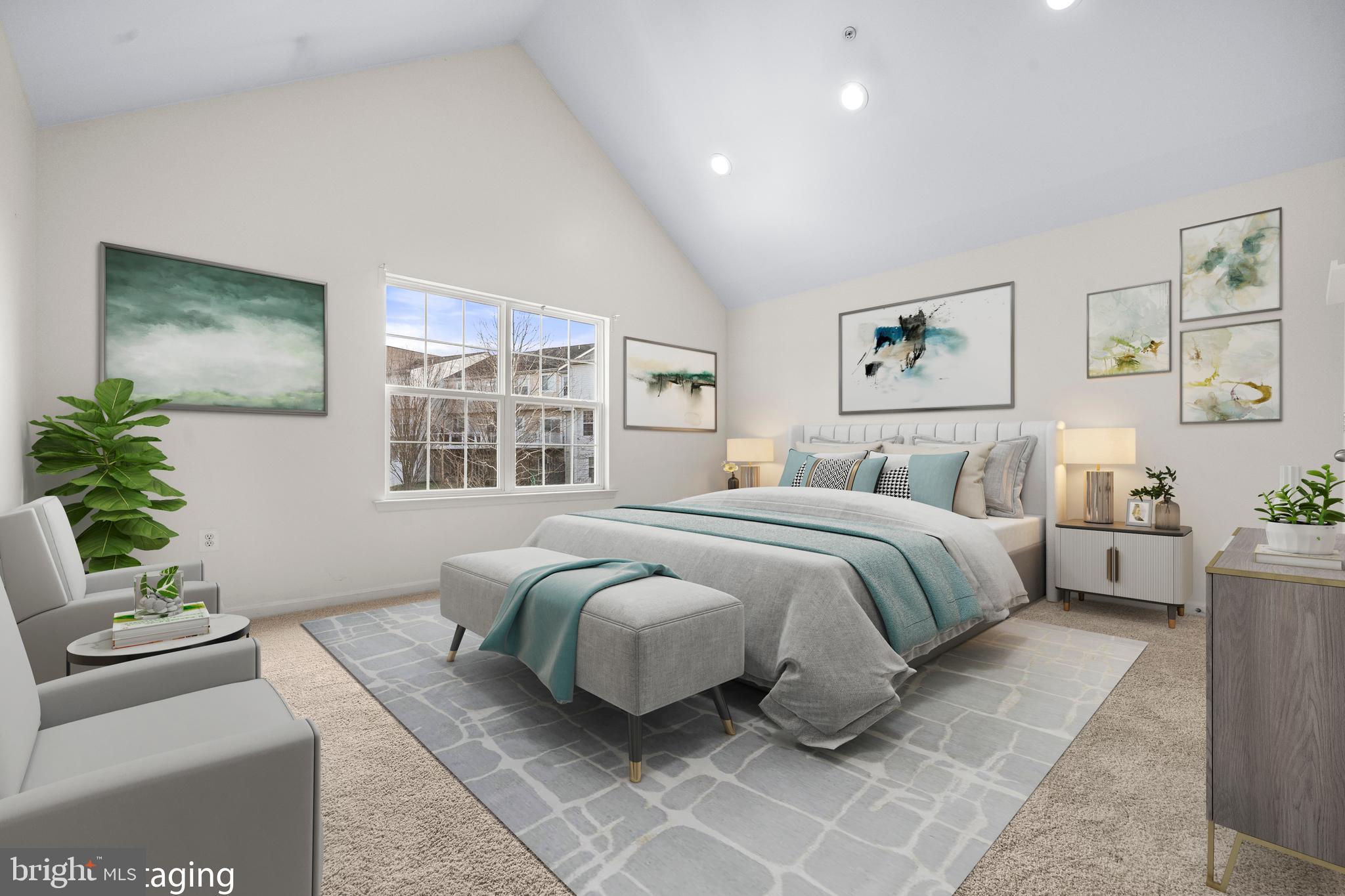 109 Gray Street Capitol Heights, MD 20743 - Photo 13 of 35 a bedroom with a large bed and a couch