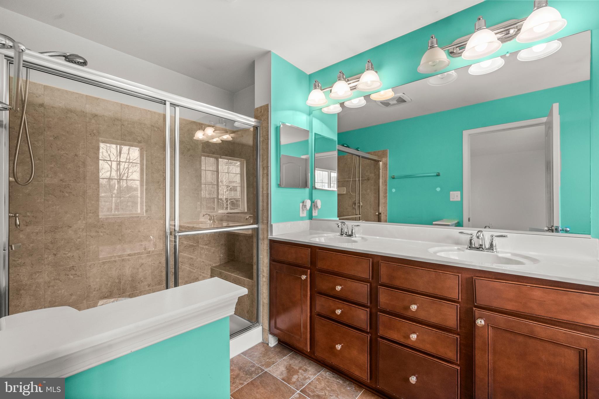 109 Gray Street Capitol Heights, MD 20743 - Photo 15 of 35 a bathroom with a sink vanity granite and a mirror