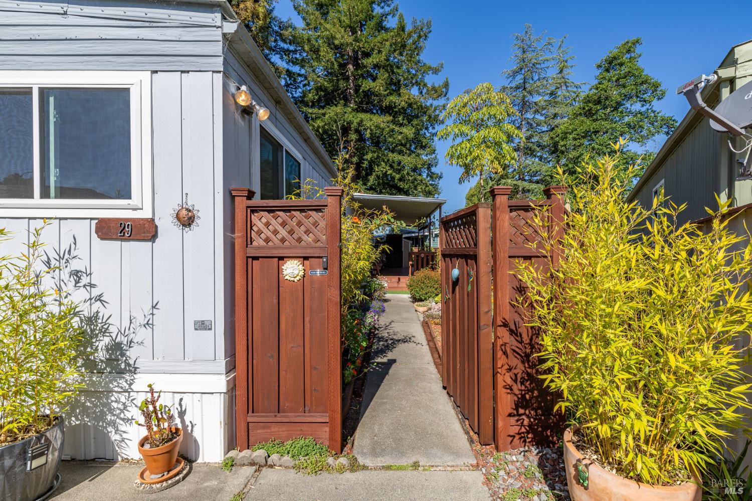 29 Hemlock Court Rohnert Park, CA 94928 - Photo 2 of 28 Front gate - Welcome!